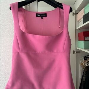 Zara Vibrant Pink Camisole Top